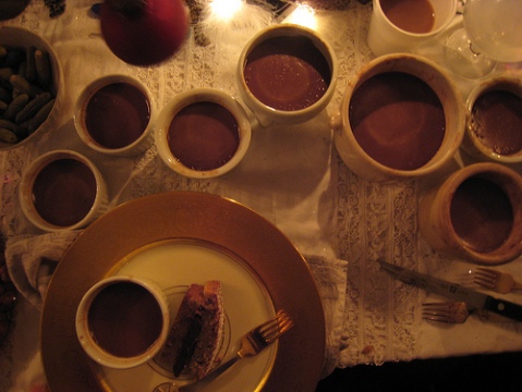 irish chocolate pudding shots